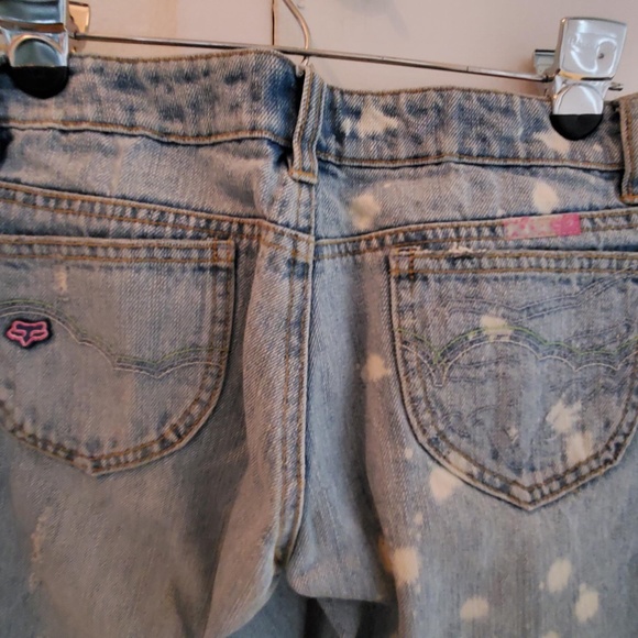 Fox Distressed Flared Jeans - Picture 4 of 5